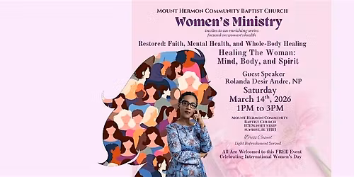 MHCBC Women's Ministry Mental Health and Faith