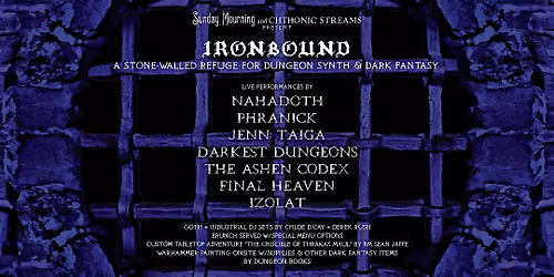 IRONBOUND  A stone-walled refuge for Dungeon Synth & Dark Fantasy