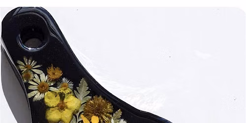 Resin  Floral Serving Board Workshop