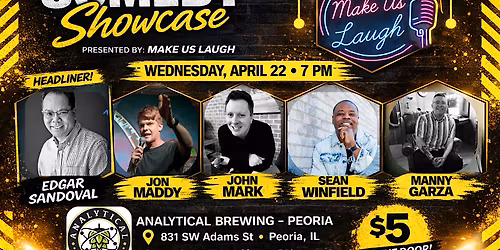Make Us Laugh Comedy Showcase!