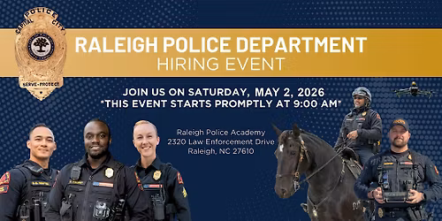 Raleigh PD Hiring Event