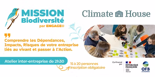 Atelier Mission Biodiversit\u00e9 \u2013 Ile de France - Paris Climate House