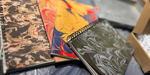 Creative Marbling Workshop with Aperitivo: Design Your Own Notebook Cover