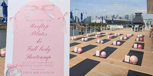 Rooftop Pilates & Matcha \u2728