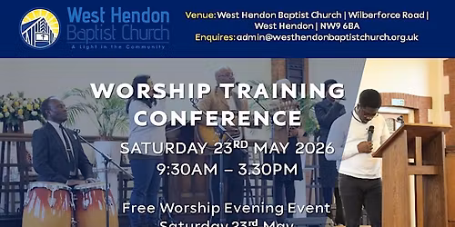 WORSHIP TRAINING CONFERENCE