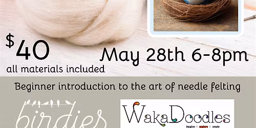 Needle Felted Birds!