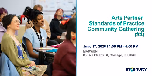 Arts Partners Standards of Practice Community Gathering (#4)