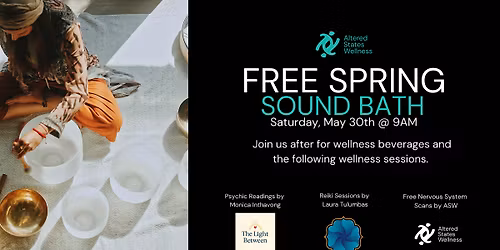 May Reset: A Free Community Sound Bath + Wellness Pop-Up
