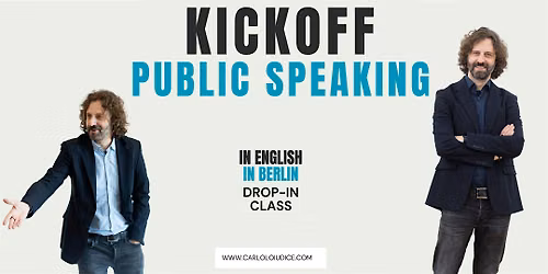 Copia di Kickoff Public Speaking