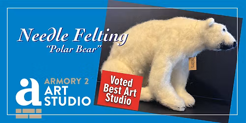 Needle Felted 'Polar Bear