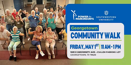 Power for Parkinson's Community Walk at Southwestern University