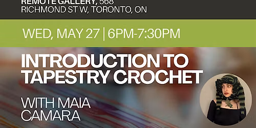 Introduction to Tapestry Crochet with Maia Camara