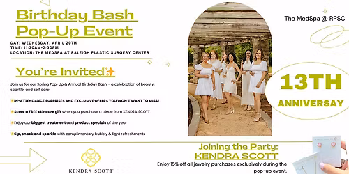 The MedSpa's Birthday Pop-Up Event