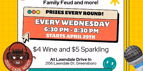 Lawndale Drive In Trivia and Game Night
