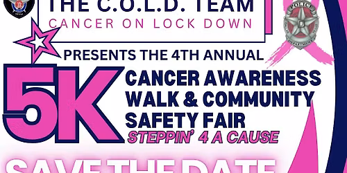 2026 Blue Goes Pink 5K Cancer Awareness Walk & Community Safety Fair