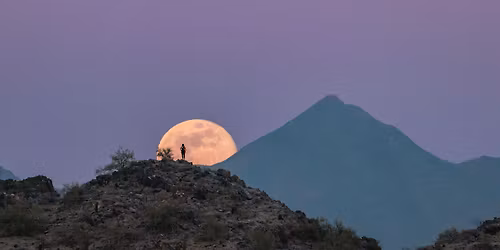 Full Moon Yoga Hike at Sunset in the Sonoran Desert