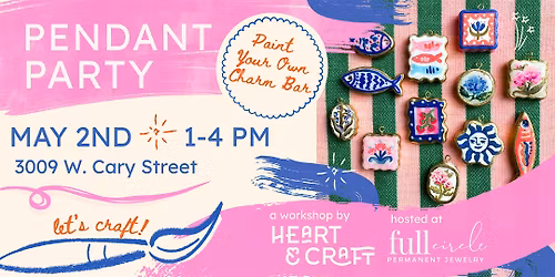 Pendant Party: DIY Painted Charms Social