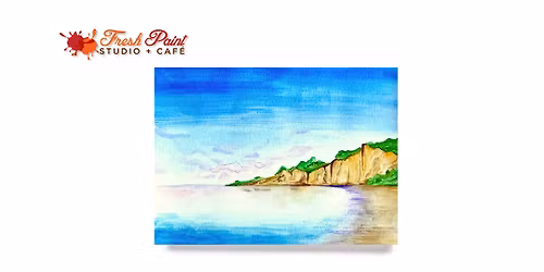 Watercolour - Paint Night - A Day at the Bluffs Painting Workshop