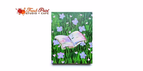 Paint Night \u2013 MEET ME AT THE MEADOW: BOOKISH EDITION Paint Workshop Toronto