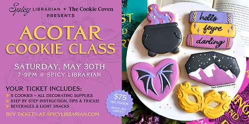 ACOTAR Cookie Decorating Class