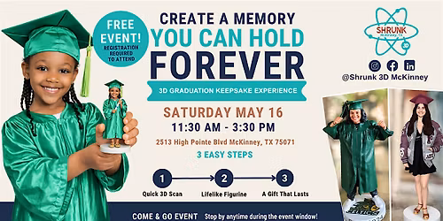 3D Graduation Experience | Free Keepsake Event (Class of 2026)