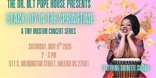 Black Joy in the Springtime: A Tiny Museum Concert