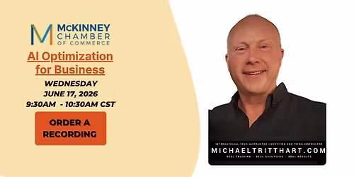 AI Optimization for Business | McKinney Chamber of Commerce | McKinney, TX