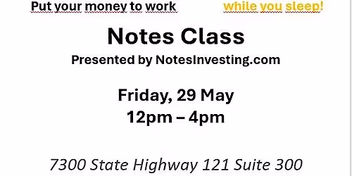 Note Investing Class