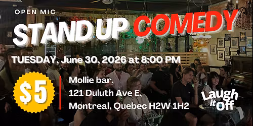 Laugh It Off! | Stand-Up Comedy Show (In English) \u2013 June 30, 2026
