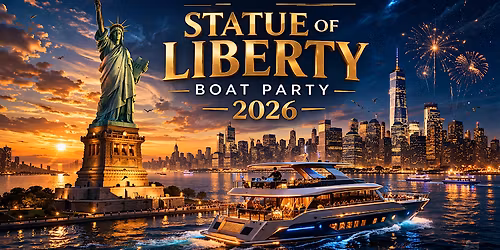 Blue Glove Presents: #1 STATUE OF LIBERTY BOAT 2026 (Hookah + Open Bar!)