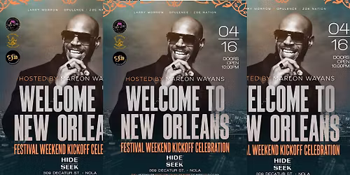 MARLON WAYANS Hosts WELCOME TO NEW ORLEANS Festival Kickoff| 4.16