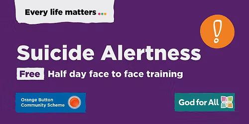Suicide Alertness Training - Kendal - 2nd July