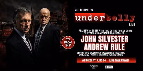 Underbelly ft John Silvester & Andrew Rule LIVE at The Olympic Hotel!