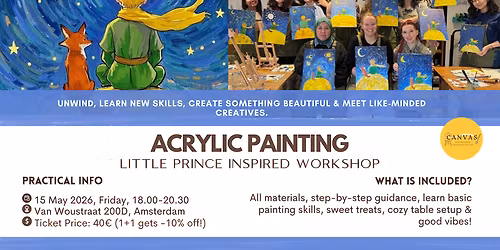 Little Prince Inspired Painting Workshop