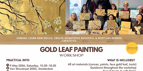 Gold Leaf Painting Worskhop