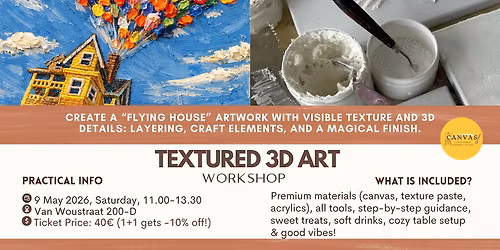 Textured 3D Art Workshop - Flying House