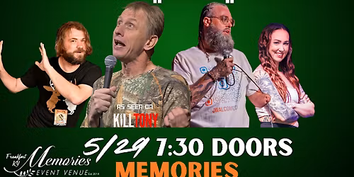 Stand Up Comedy @ Memories ( Frankfort, KY )