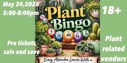 Bosco's Marketplace Plant Bingo Night \u2013 Five Card Drawing!