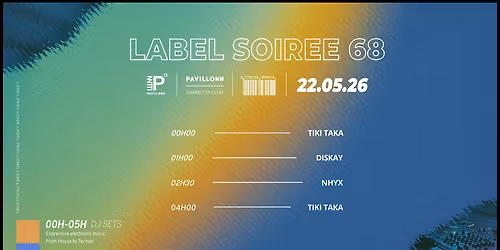 Pavillonn Label Soir\u00e9e
