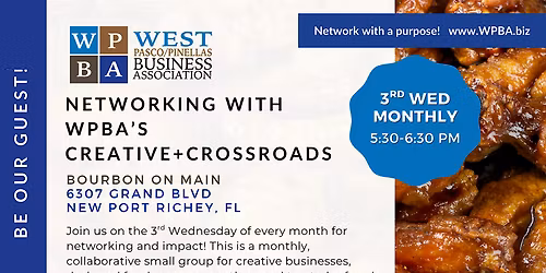WPBA's Creative + Crossroads Networking - Monthly small-group networking!