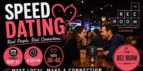 London Speed Dating (Age 30-40)