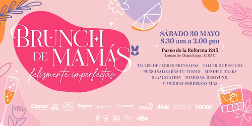 Brunch de mam\u00e1s felizmente imperfectas