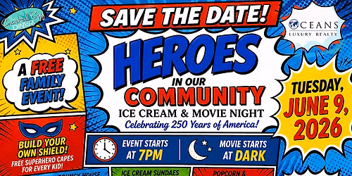 Heroes in Our Community: Ice Cream & Movie Night