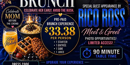 Bleu Melody's Beauty in Bleu Pre Mothers Day Brunch Special Guest Rico Ross
