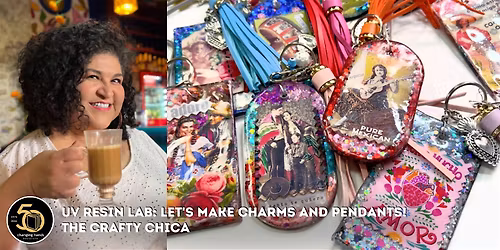 UV Resin Lab: Let's Make Charms and Pendants with the Crafty Chica!