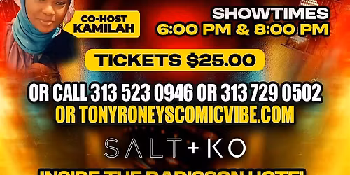 Tony Roney Funny Sunday Night Comedy