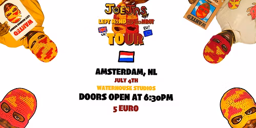 JOEJAS LEFT HANDED BANDIT TOUR EU: AMSTERDAM