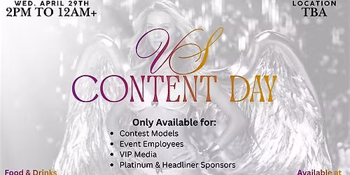 VIP Content Day of Victoria Secret Show DFW