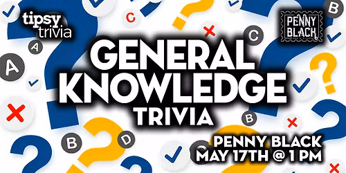 Calgary: Penny Black - General Knowledge Trivia - May 17, 1pm