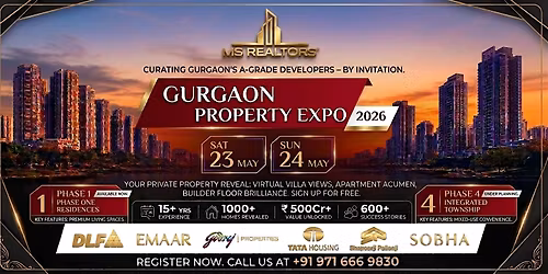 Gurgaon Property Expo 2026\u2014call first, decide Sunday